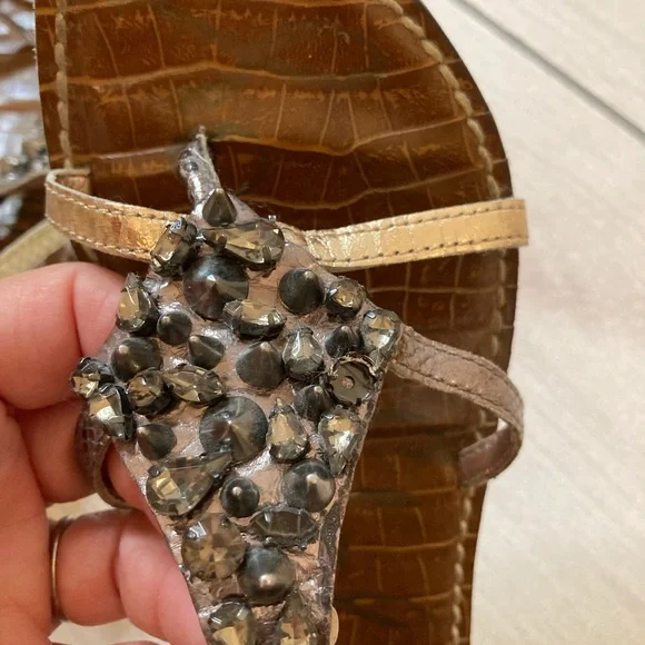 Sam Edelman jeweled sandals - Picture 3 of 7